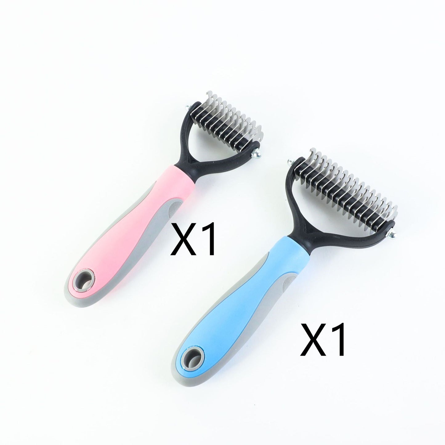 Pet Grooming Brush for Shedding Hair Removal-9