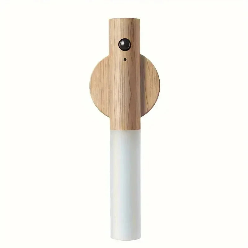 Wooden and white pepper grinder on a white background