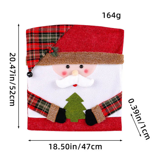 Santa Claus-themed product with measurements and weight displayed