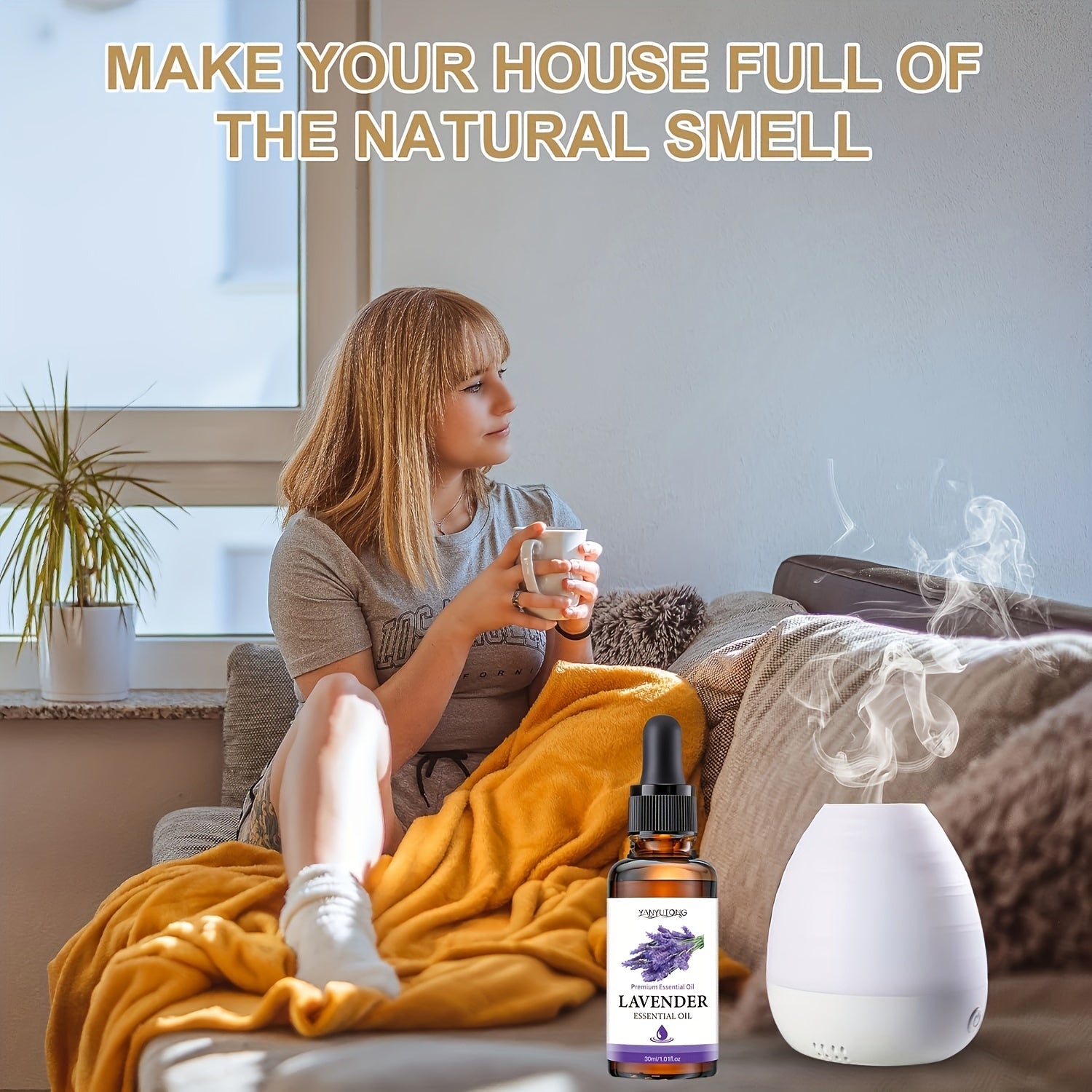 Lavender Essential Oil for Hair & Skin Care-1