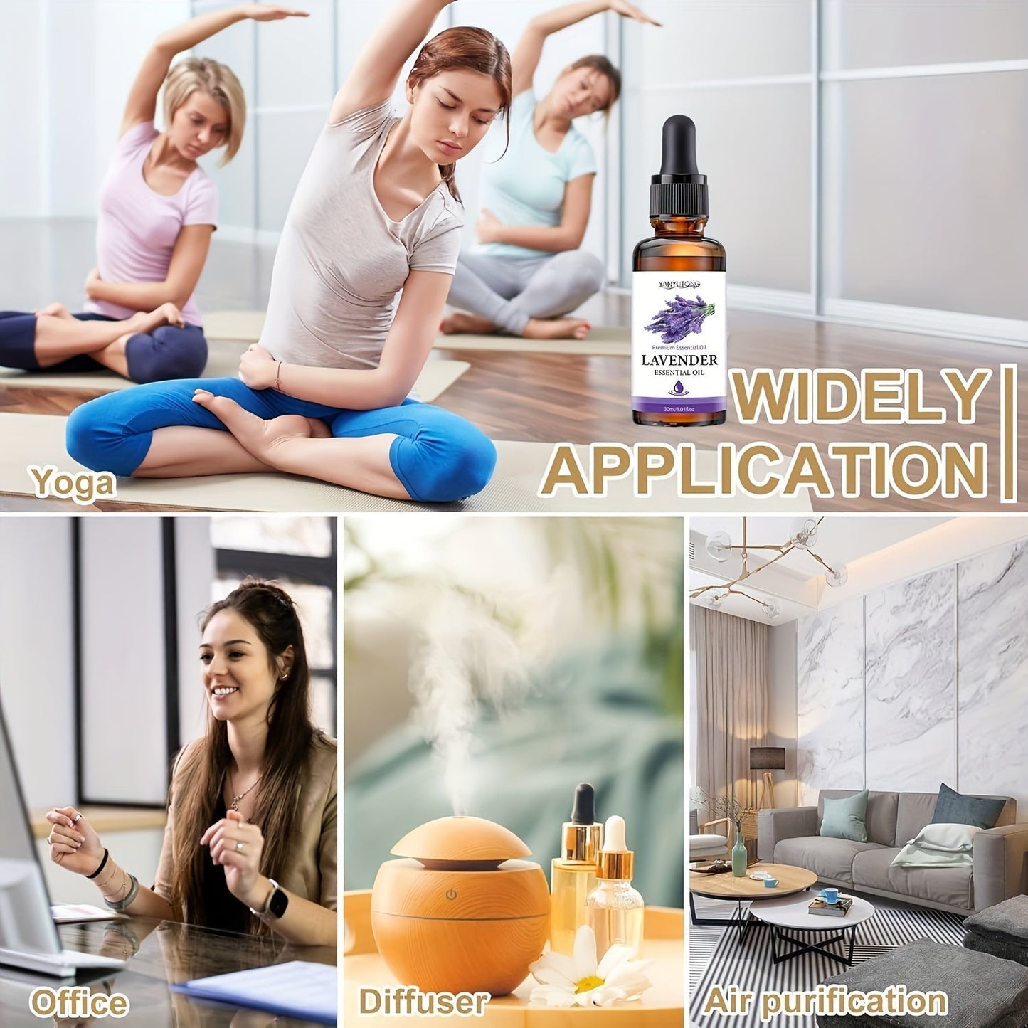 Lavender Essential Oil for Hair & Skin Care-3