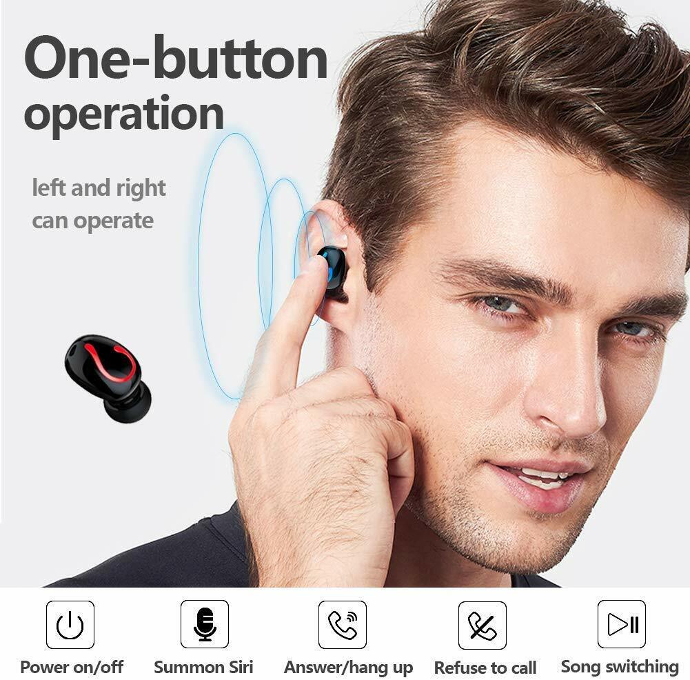 Bluetooth 5.1 Headset TWS Wireless Earphones Mini Earbuds Stereo