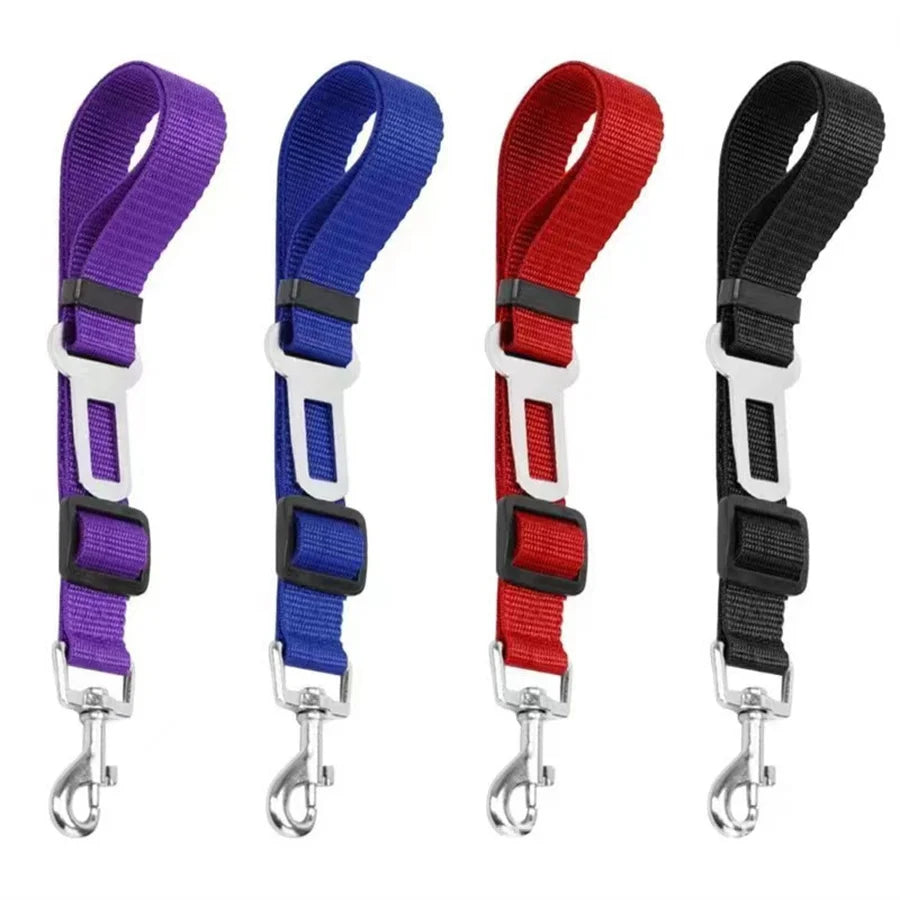 Pet Cat Dog Car Seat Belt Suitable for Universal Safety Buckle Adjustable Safety Rope Dog Car Seat Belts Dog Accessoires