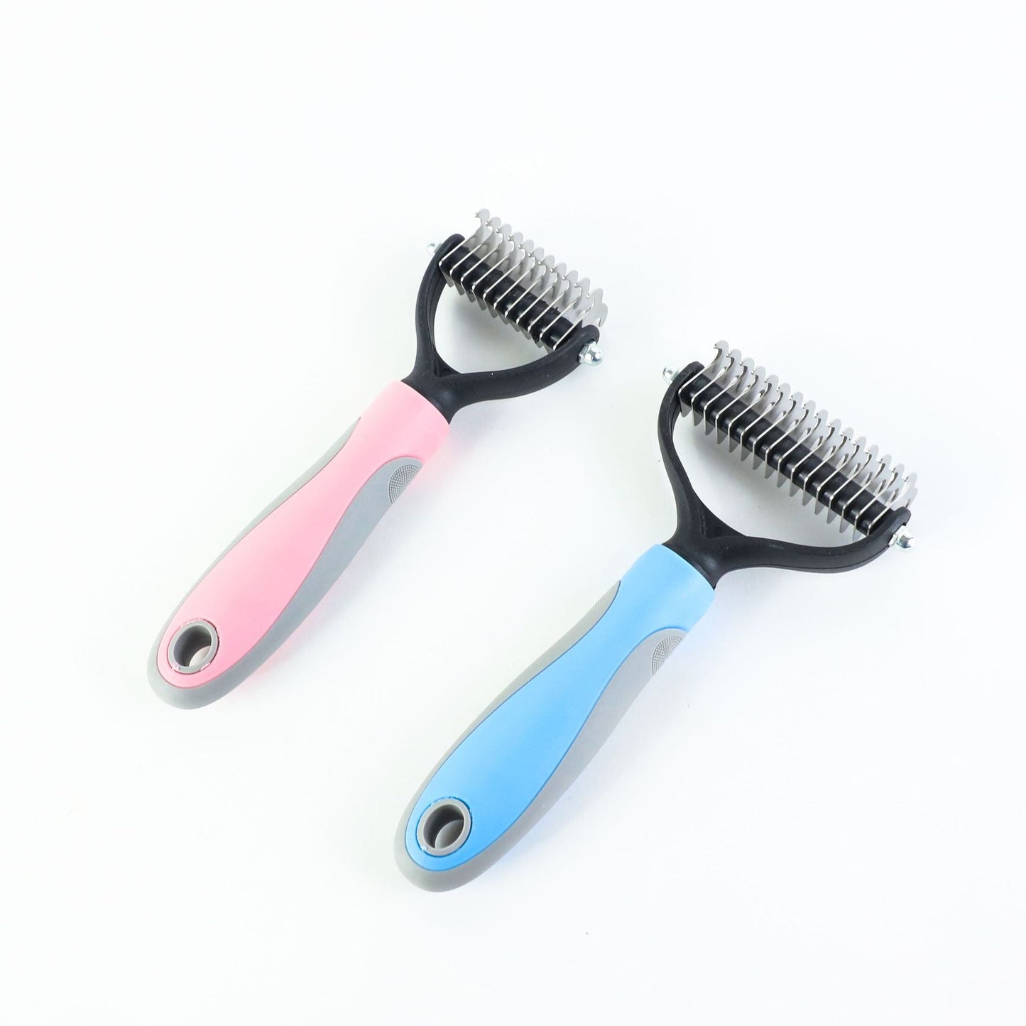 Pet Grooming Brush for Shedding Hair Removal-4