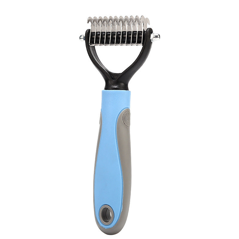 Pet Grooming Brush for Shedding Hair Removal-11