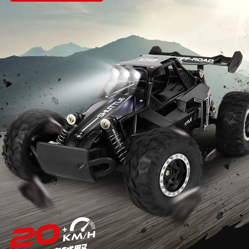 RC Car 1:16 2WD Off-Road Toy – High Speed LED