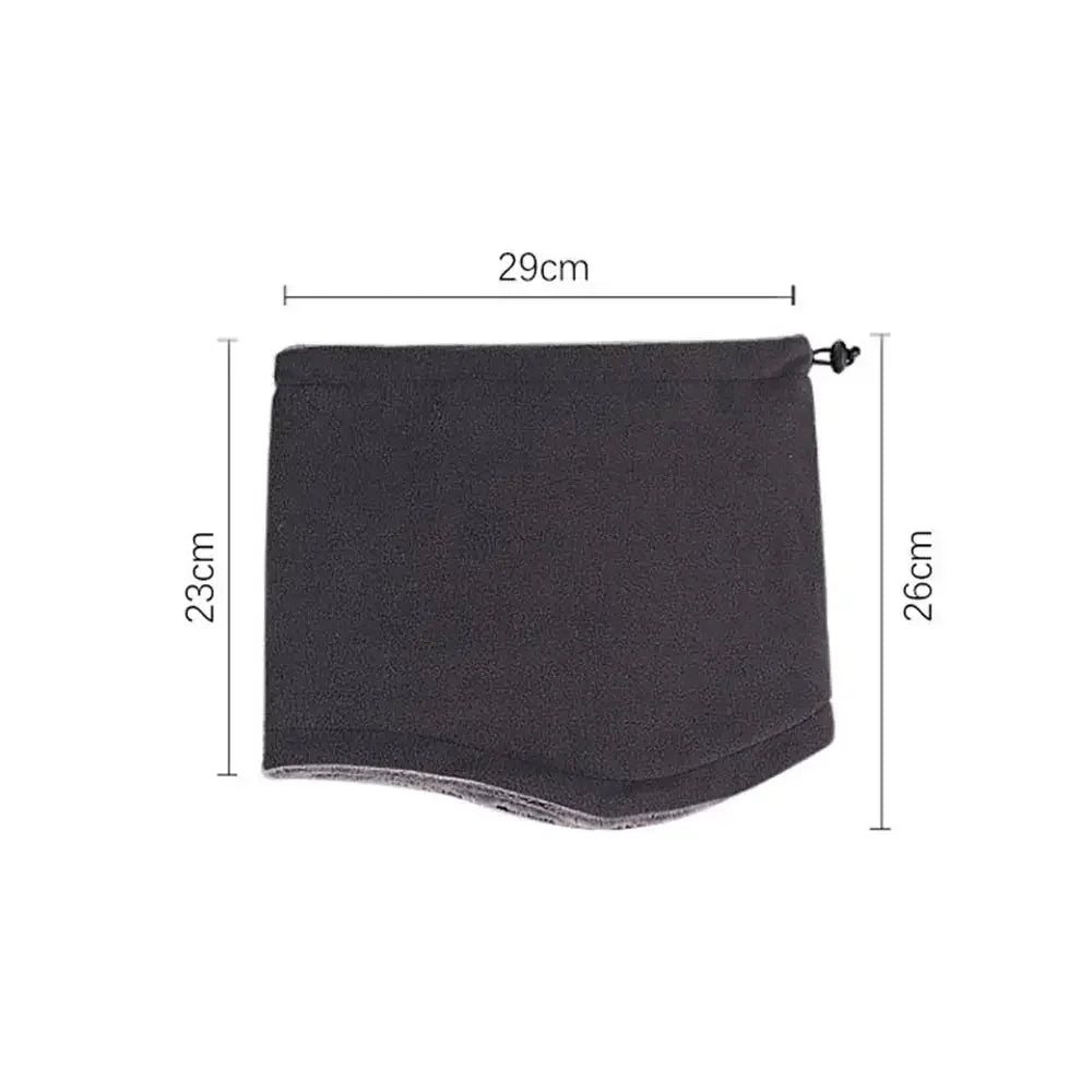 Black pouch with measurements on a white background