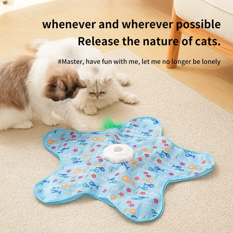 Interactive Feather Toy for Cats