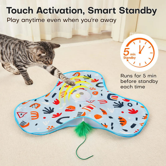 Interactive Feather Toy for Cats