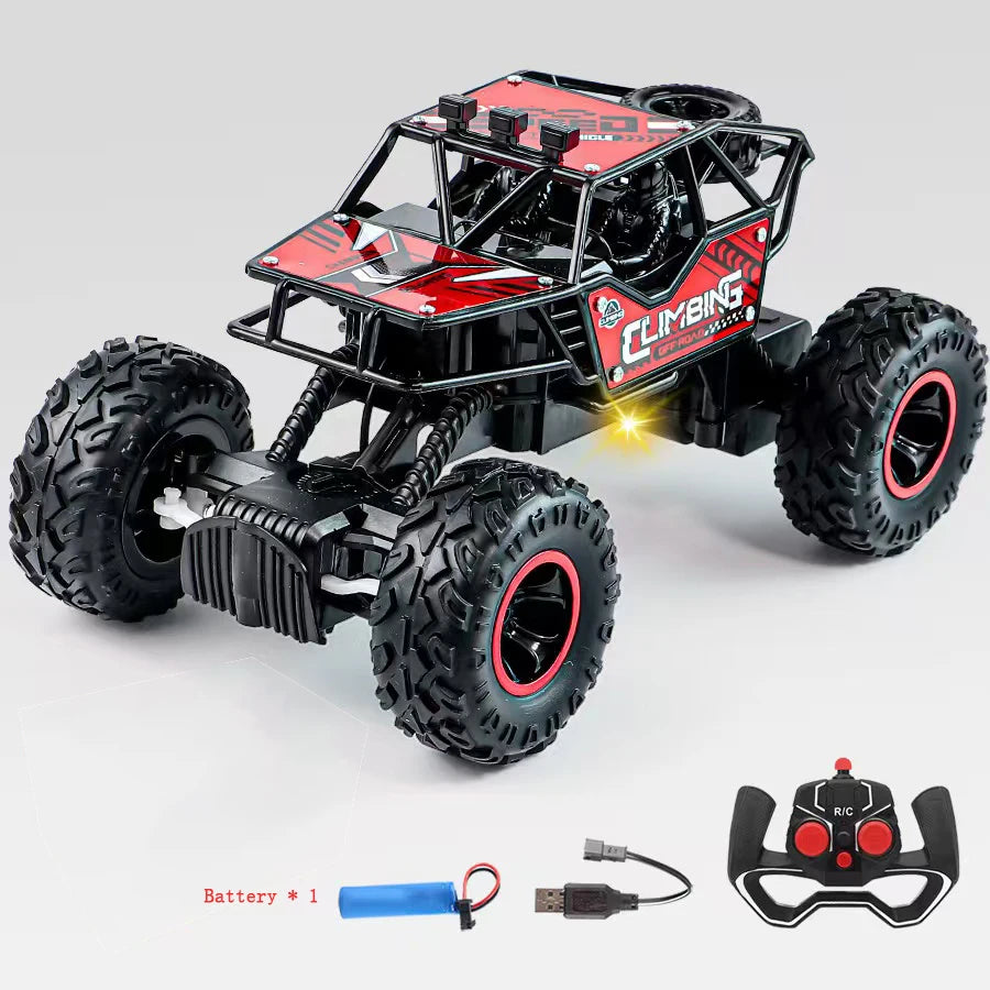 RC Car 1:16 2WD Off-Road Toy – High Speed LED