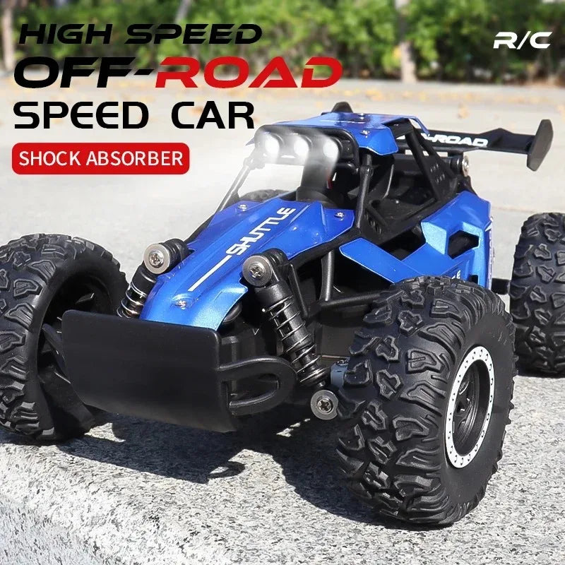 RC Car 1:16 2WD Off-Road Toy – High Speed LED