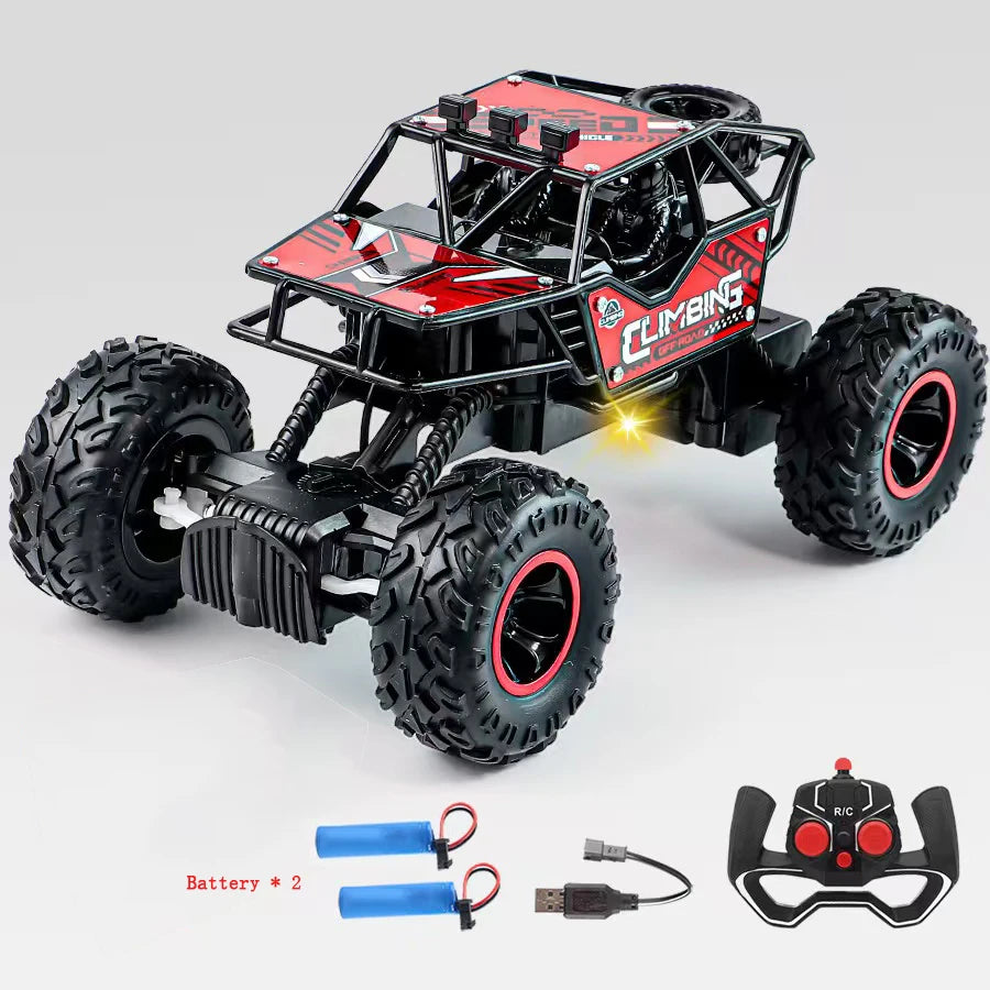 RC Car 1:16 2WD Off-Road Toy – High Speed LED