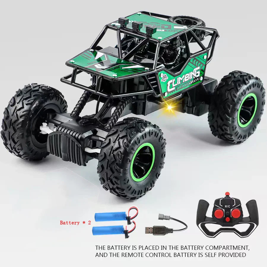 RC Car 1:16 2WD Off-Road Toy – High Speed LED