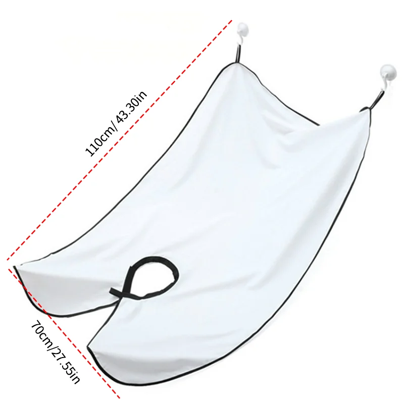 White hammock with measurements on a white background