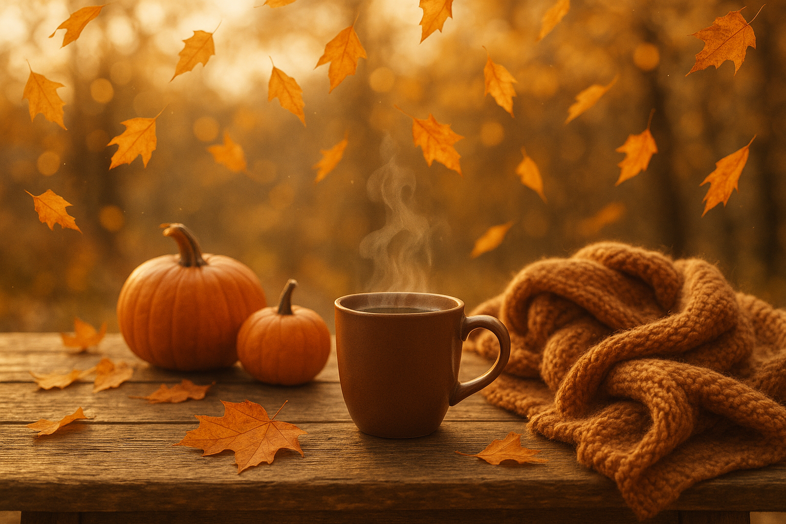 che dodac jakis jesienny motyw podzuc cos na probe