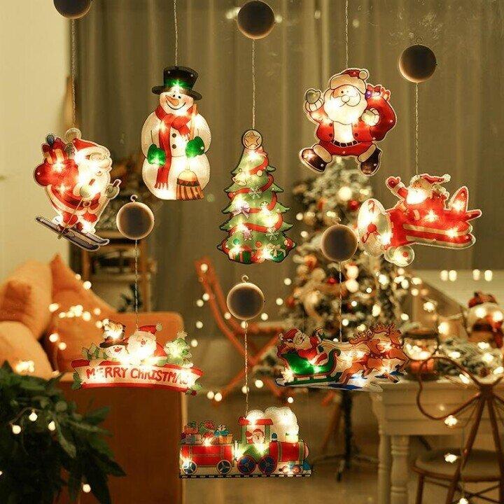 🎅🎄Christmas Window Hanging Lights🎅